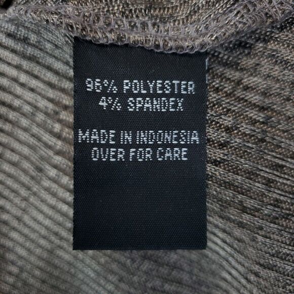 Alyx Asymmetrical Tunic Top Women S Stretchy Long Sleeves Semi Sheer Pewter - Picture 6 of 8